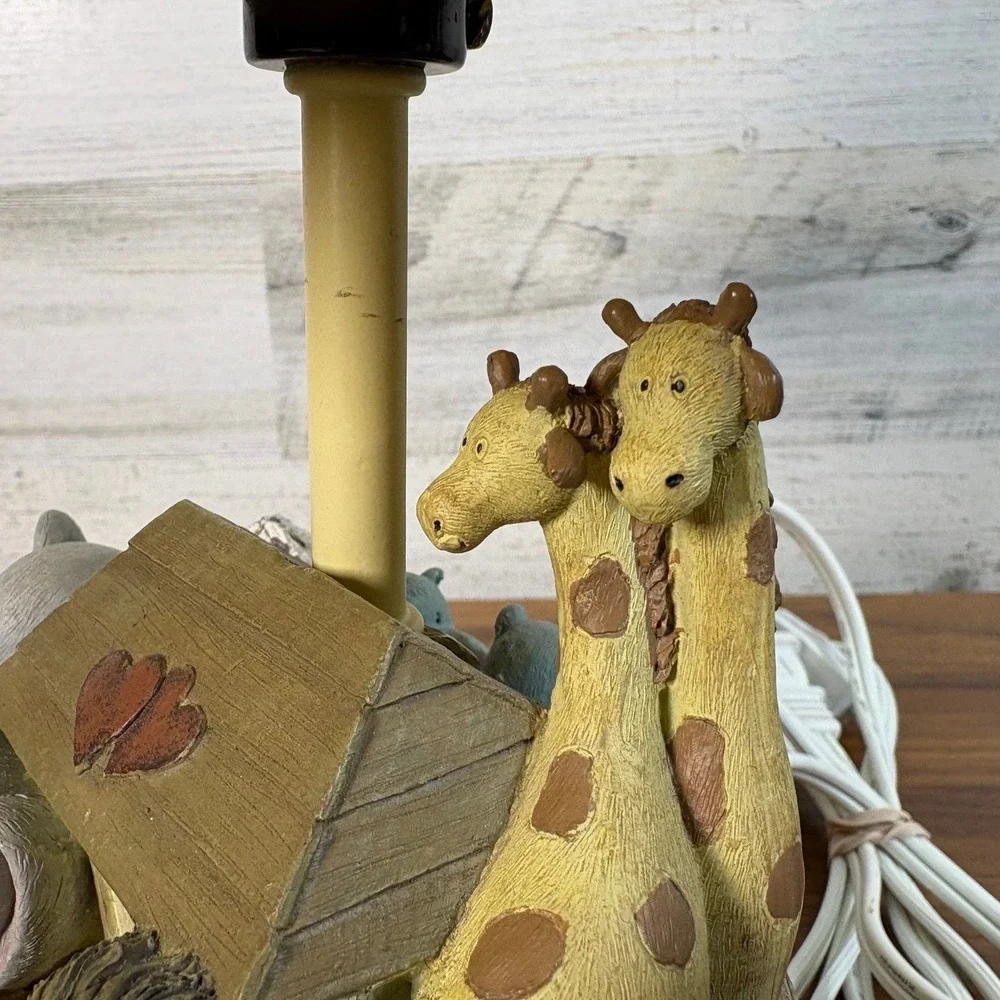 Moses Noah's Ark Nursery Lamp Resin Kids Room Decor 2007  12